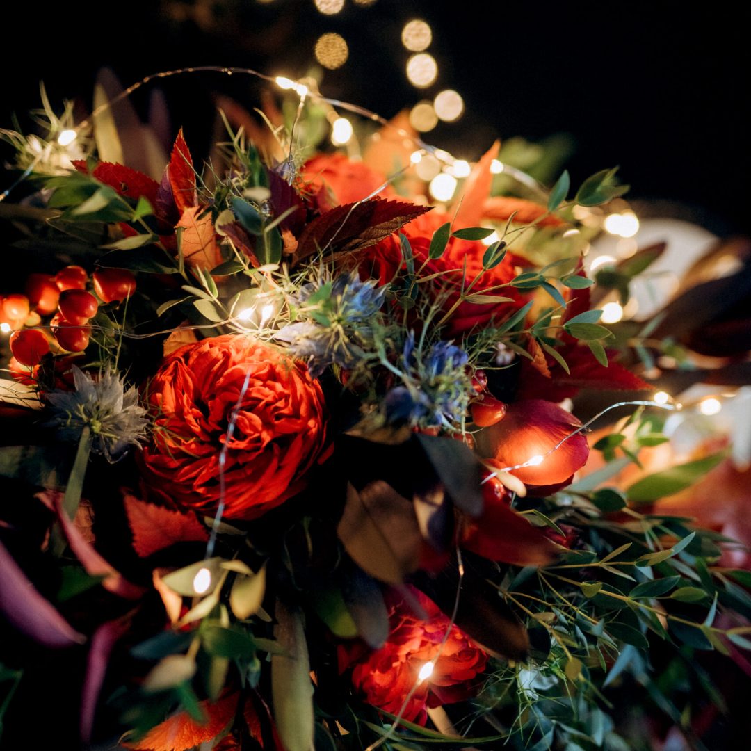 bridal bouquet of fresh flowers